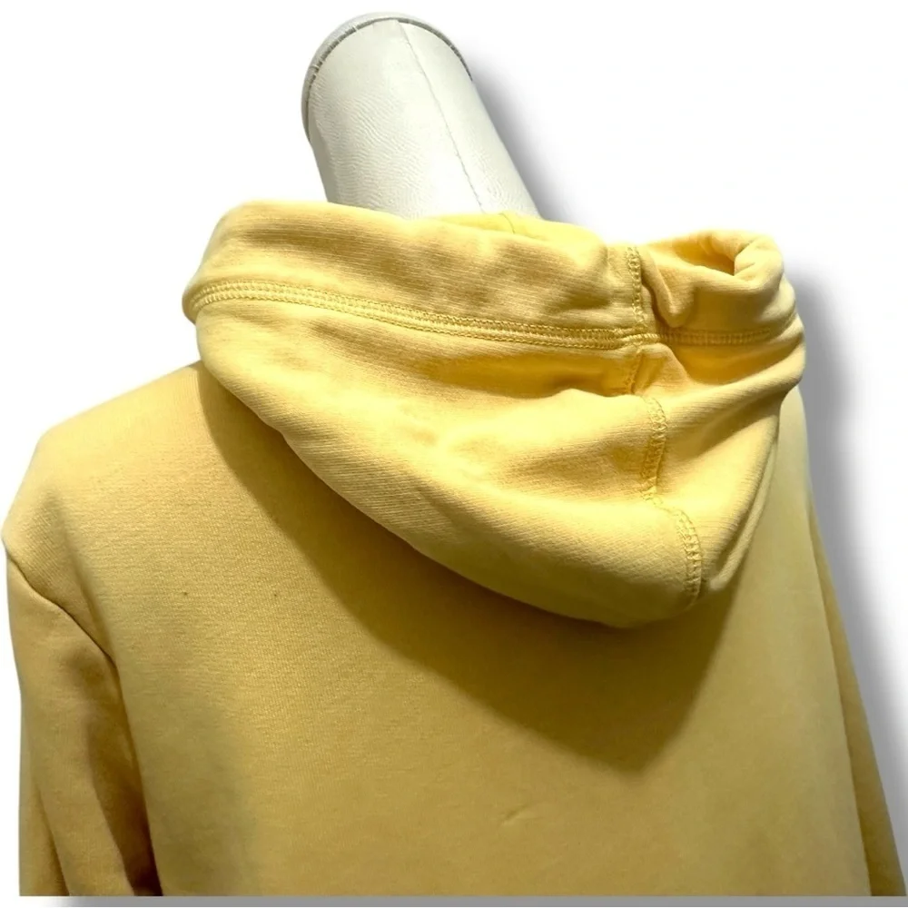 276 Tommy Hilfiger | Unisex Yellow Zip Up Hoodie Sweatshirt Jacket (Size S)